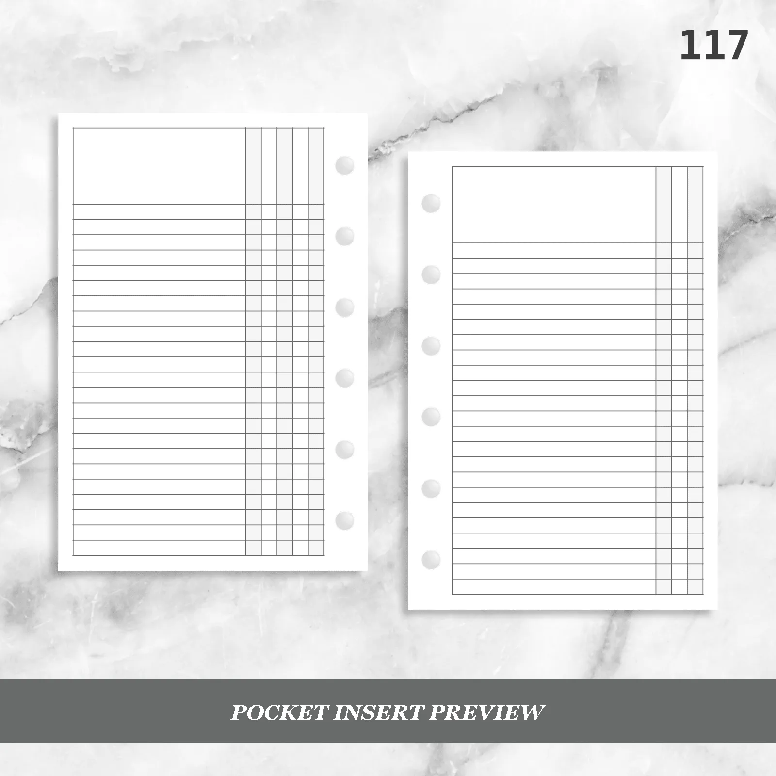 117: Categorized List
