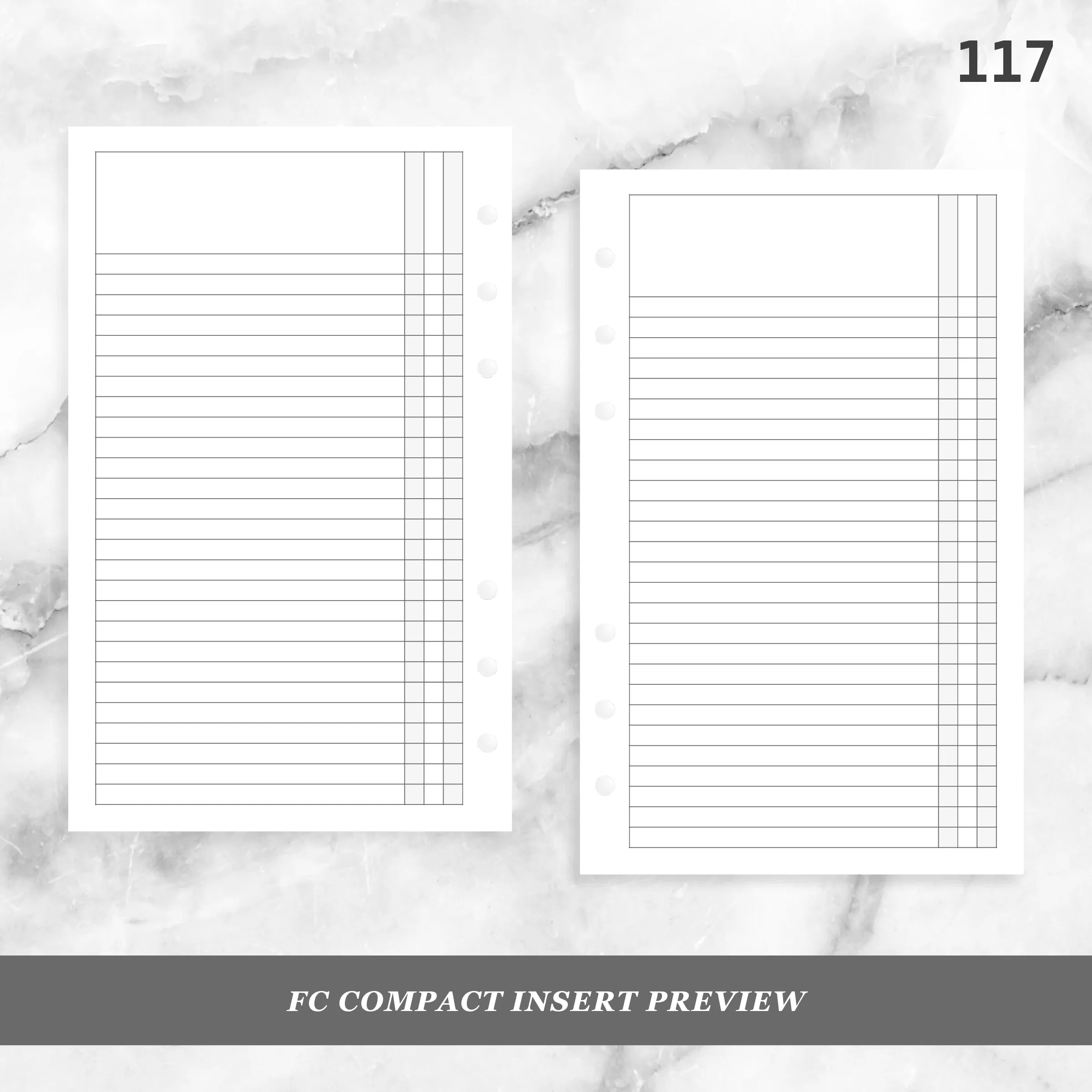117: Categorized List