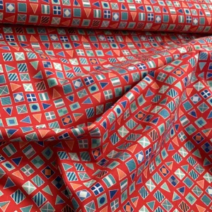 1239 Nautical Flags The Henley Studio | Makower UK - 1/2 metre