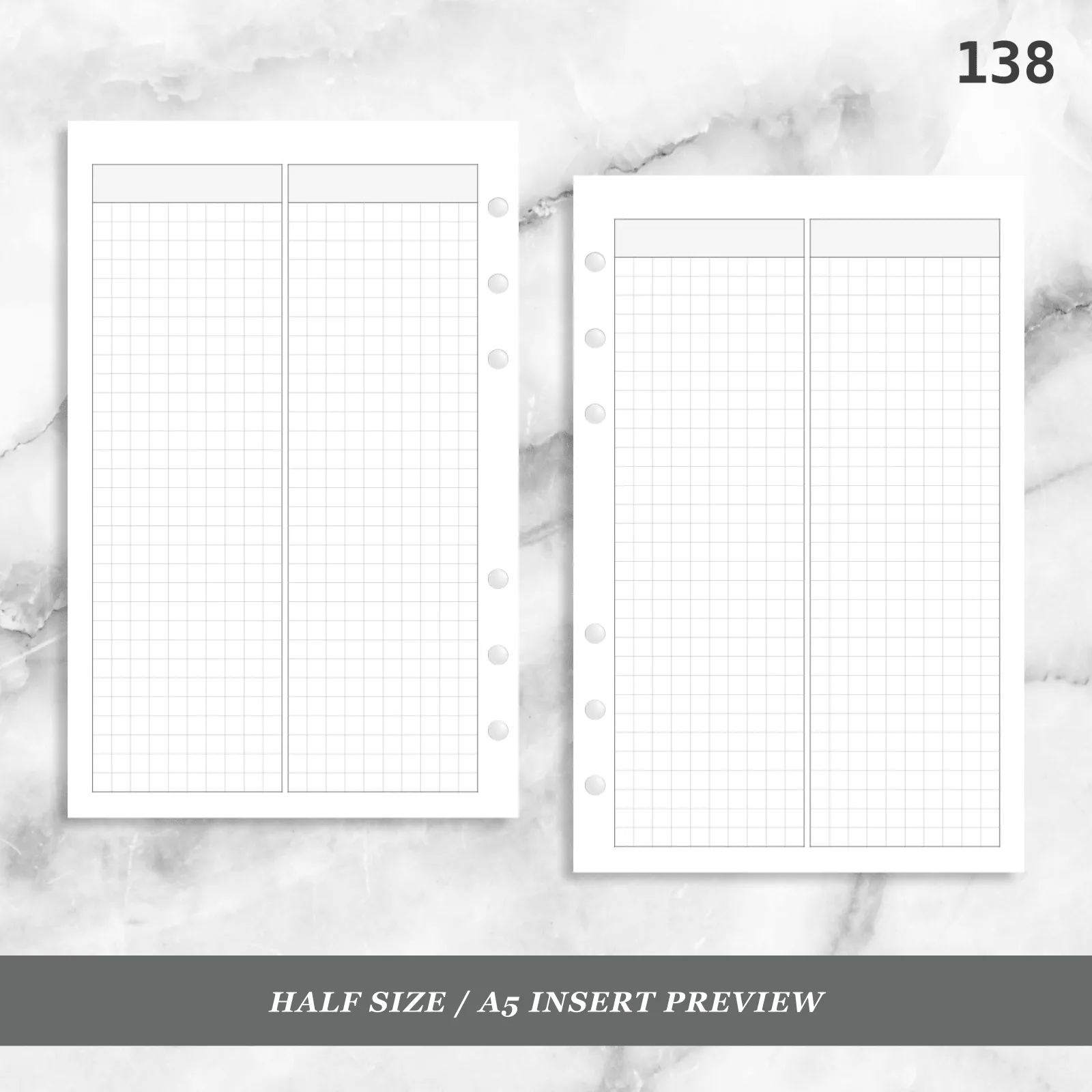 138: Two Vertical Grid Columns