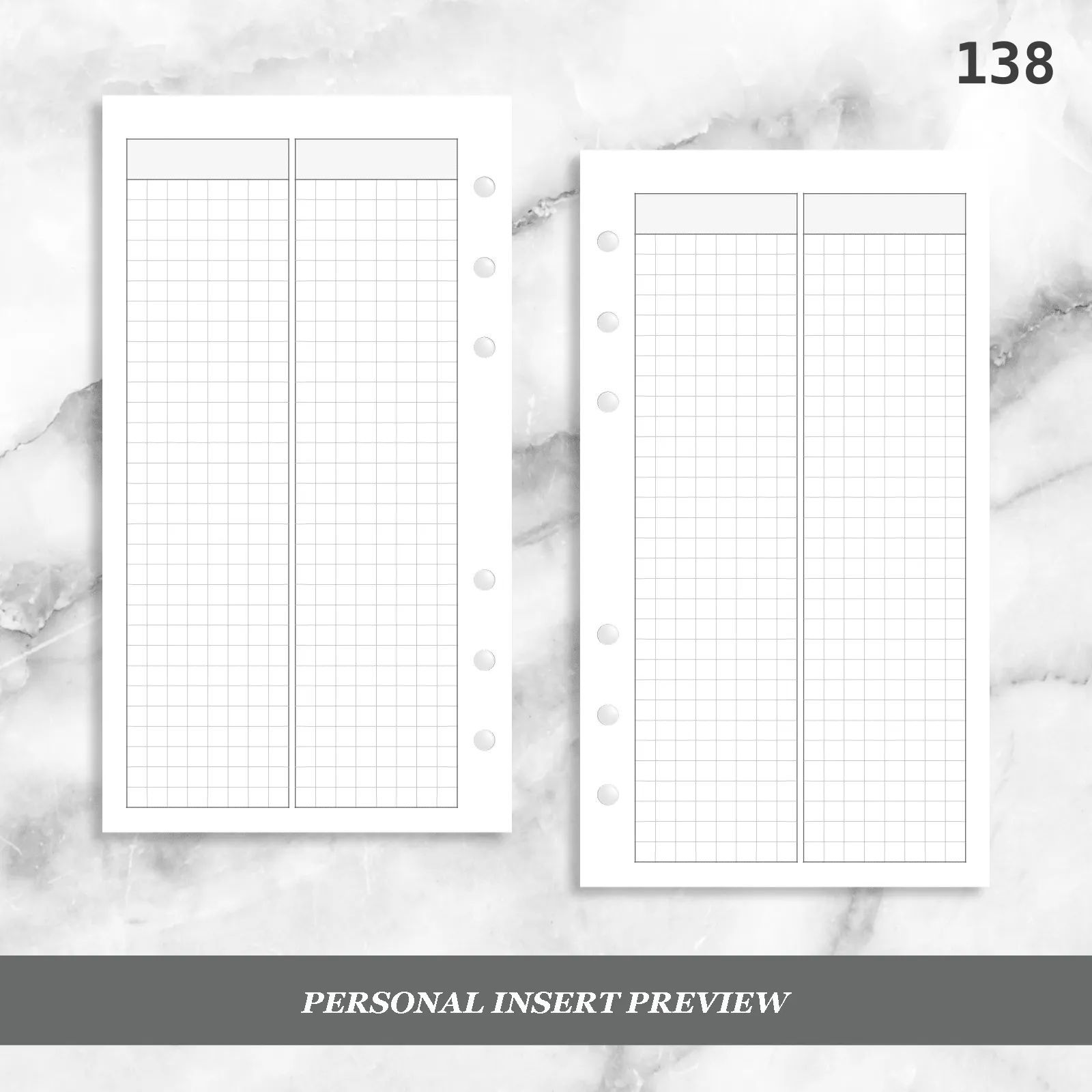 138: Two Vertical Grid Columns