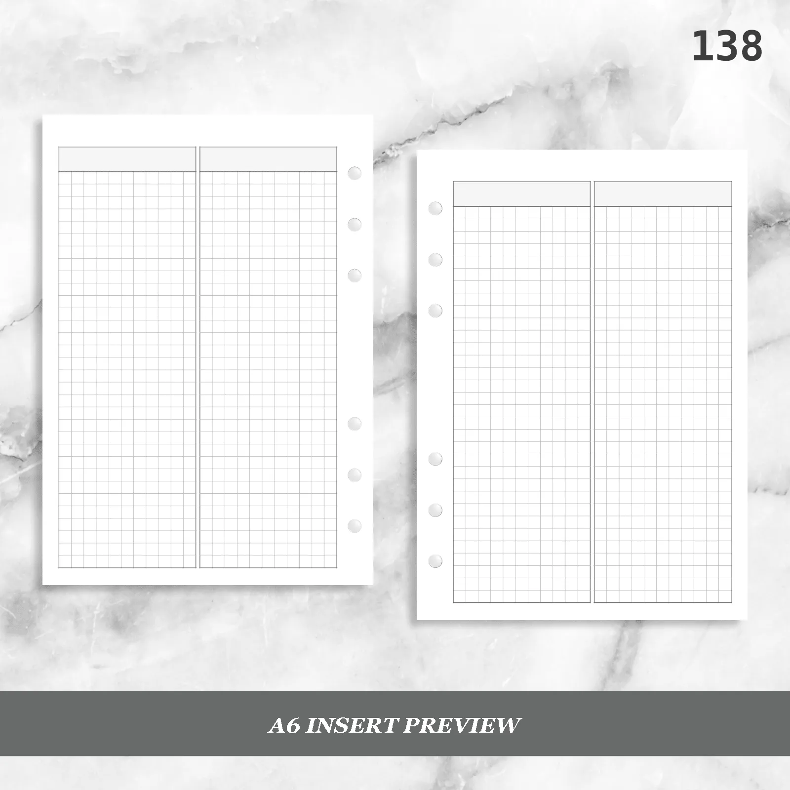 138: Two Vertical Grid Columns