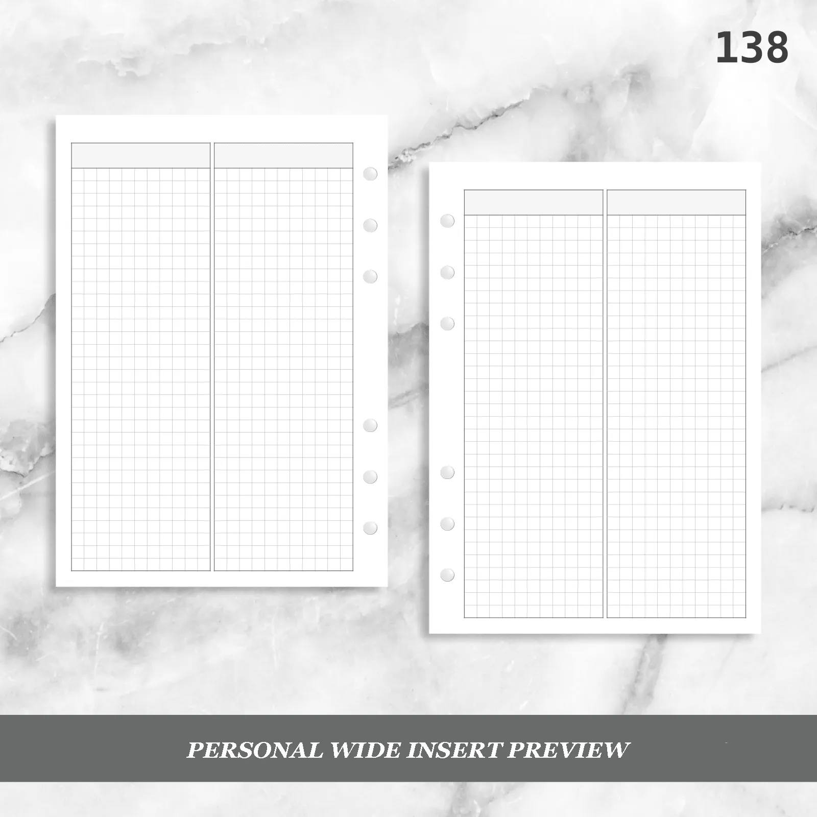 138: Two Vertical Grid Columns