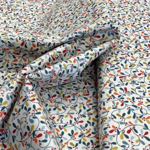 1569 Lila' Kitchen Leaves The Henley Studio | Makower UK - 1/2 metre
