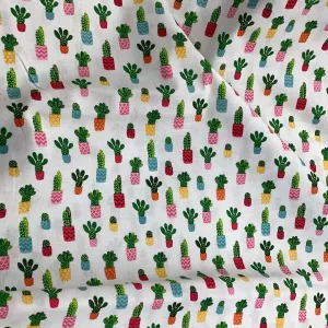 1942 Fruity Friends Cactus | Makower UK - 1/2 metre