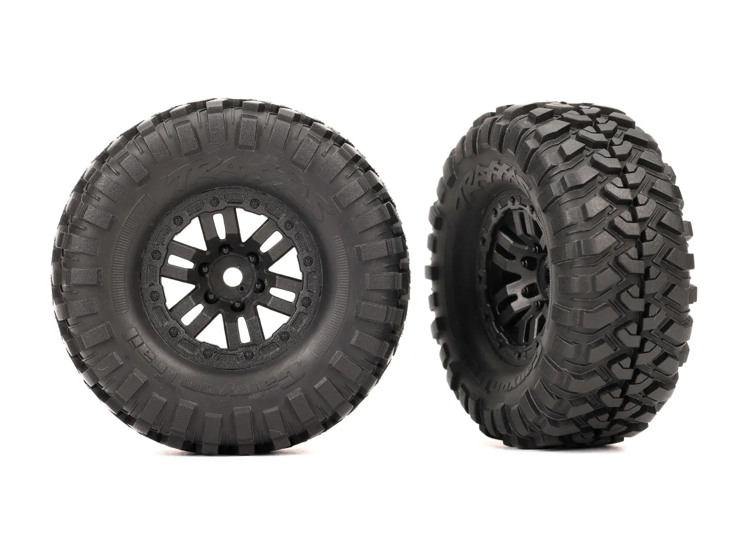 2.2x1.0" Canyon Trail Tires & Wheels, Black
