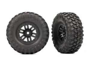 2.2x1.0" Canyon Trail Tires & Wheels, Black
