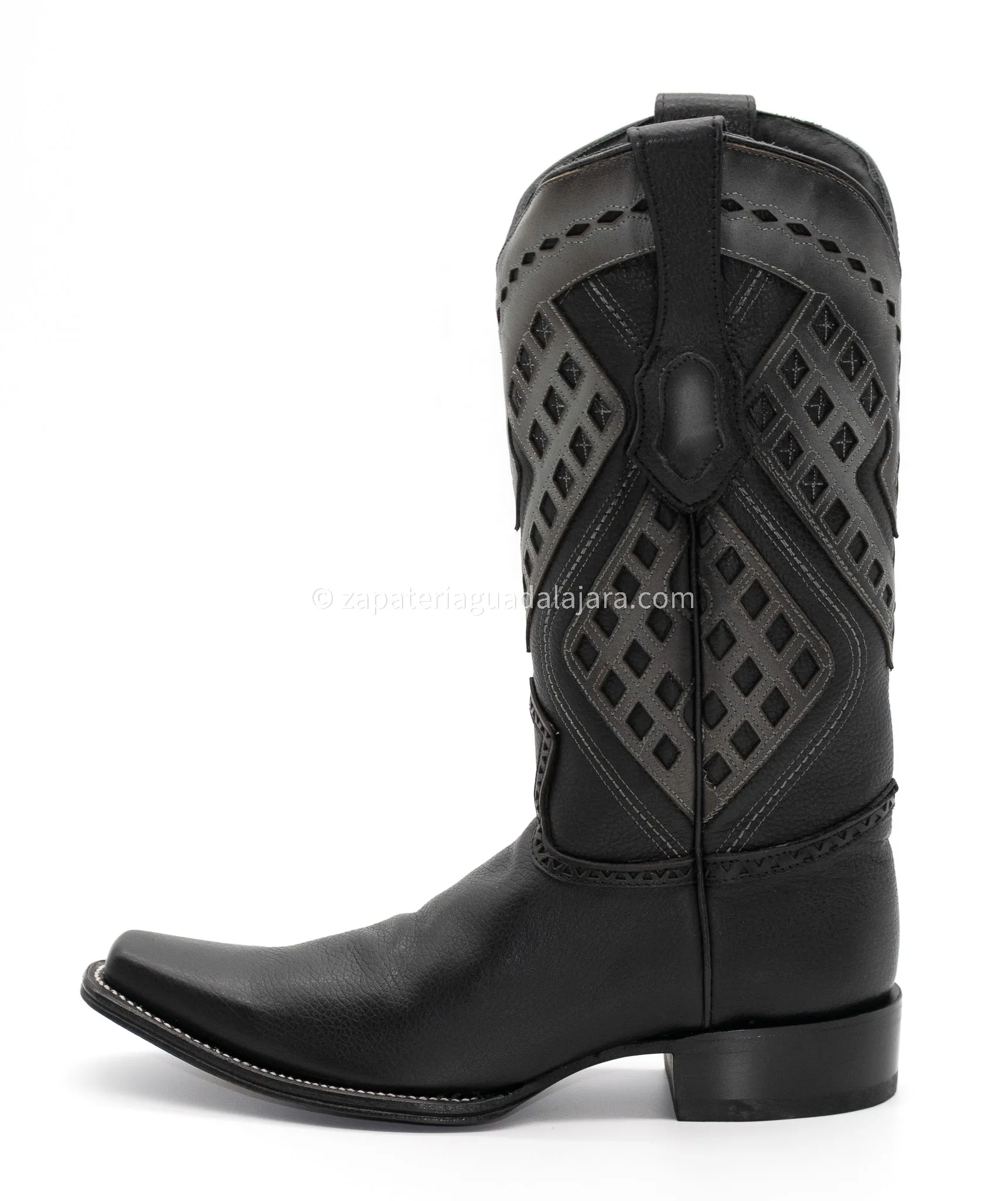 2762705 NARROW SQUARE TOE GRISLY BLACK