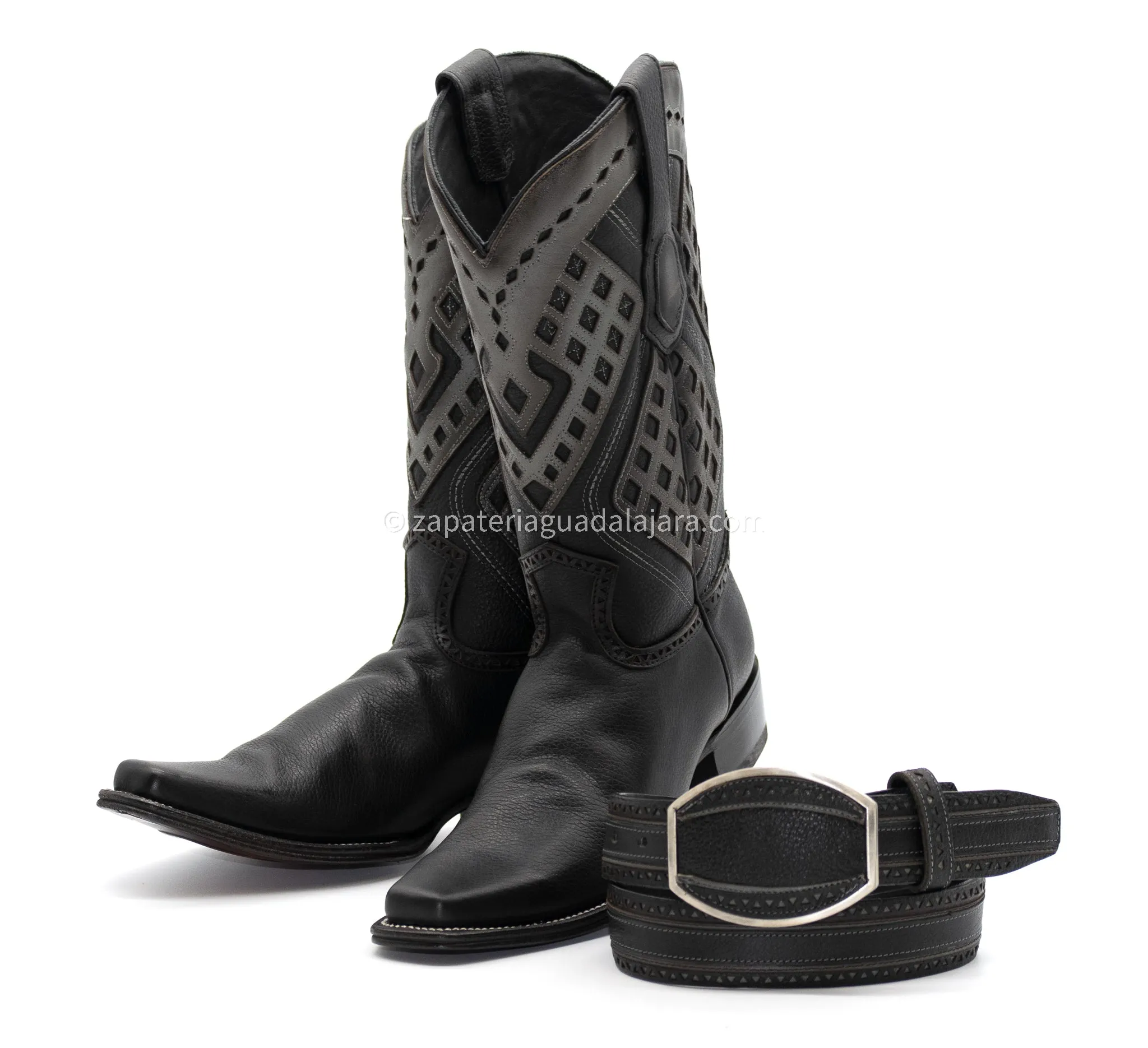 2762705 NARROW SQUARE TOE GRISLY BLACK