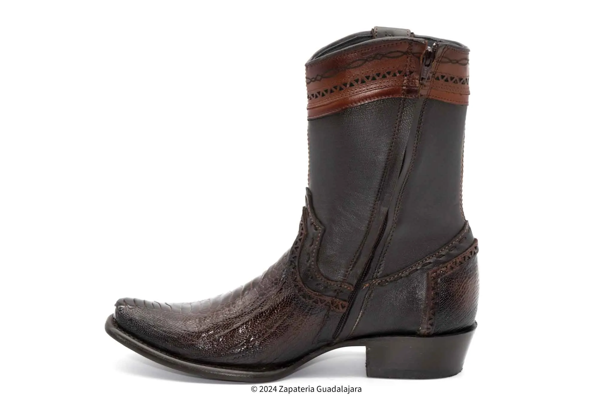 279B0516 DUBAI OSTRICH LEG FADED BROWN