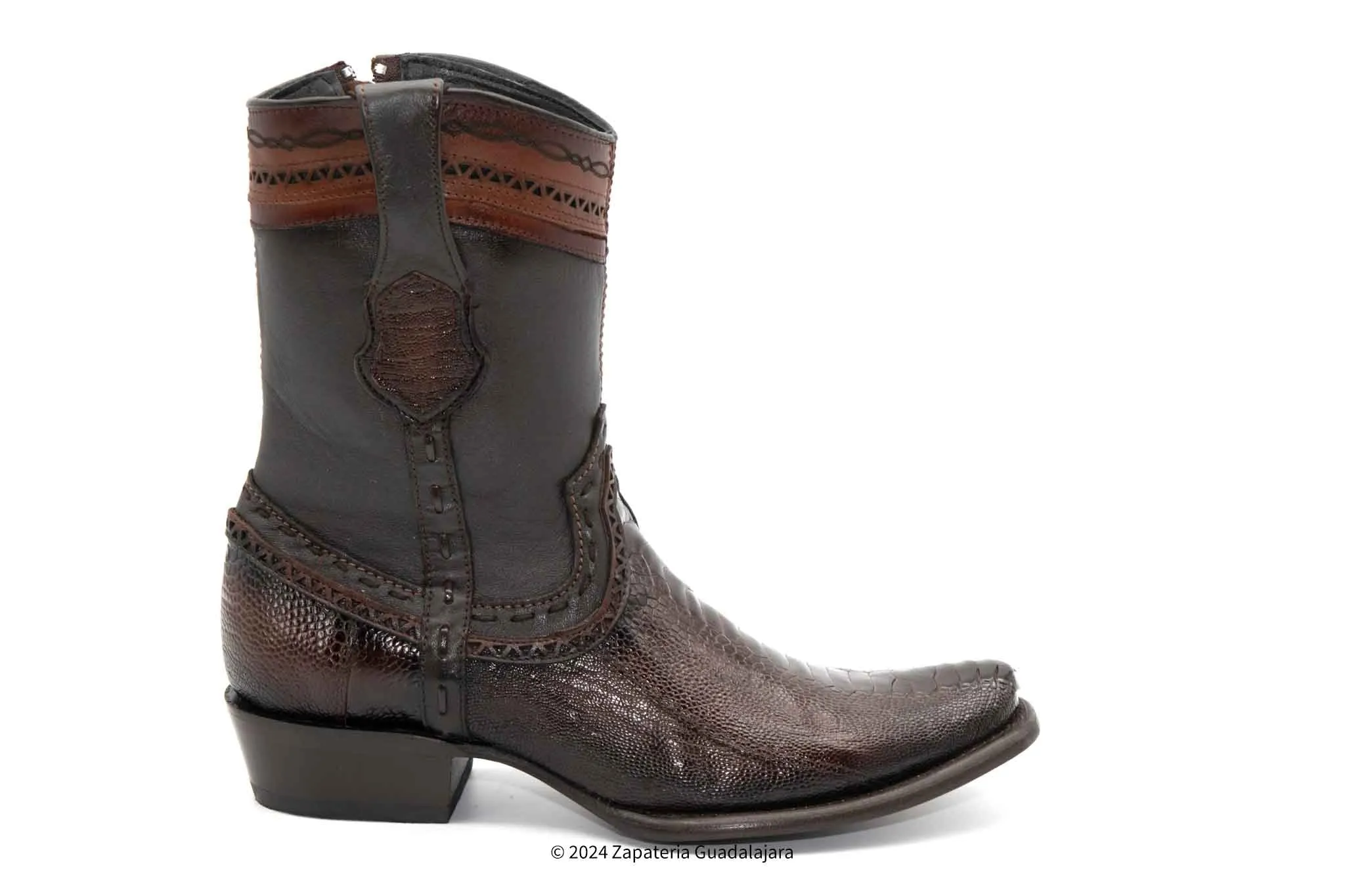 279B0516 DUBAI OSTRICH LEG FADED BROWN