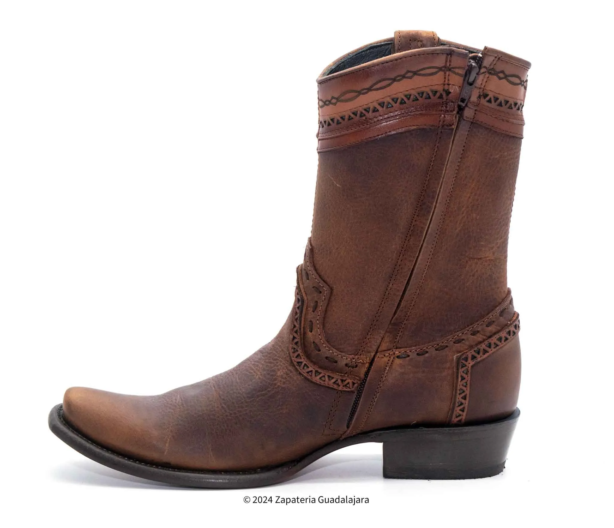 279B9940 MEN DUBAI RAGE WALNUT LEATHER BOOT