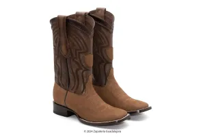 2824L6361 WIDE SQUARE TOE NOBUCK TAUPE