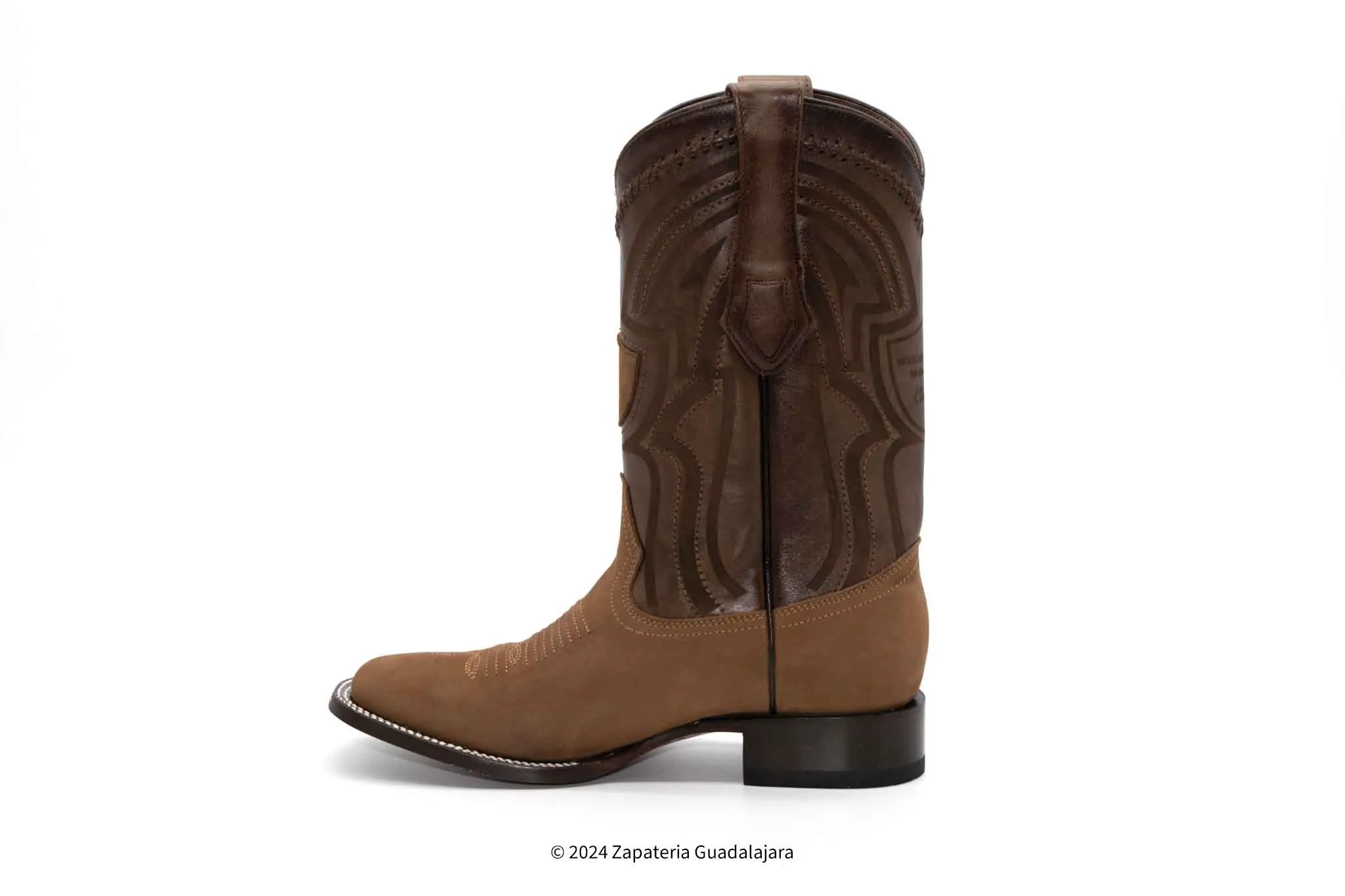 2824L6361 WIDE SQUARE TOE NOBUCK TAUPE