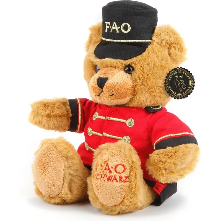 7" Plush Bear Soldier in a Bag