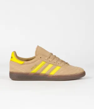 Adidas Busenitz Vintage Shoes - Golden Beige / Impact Yellow / Gum5