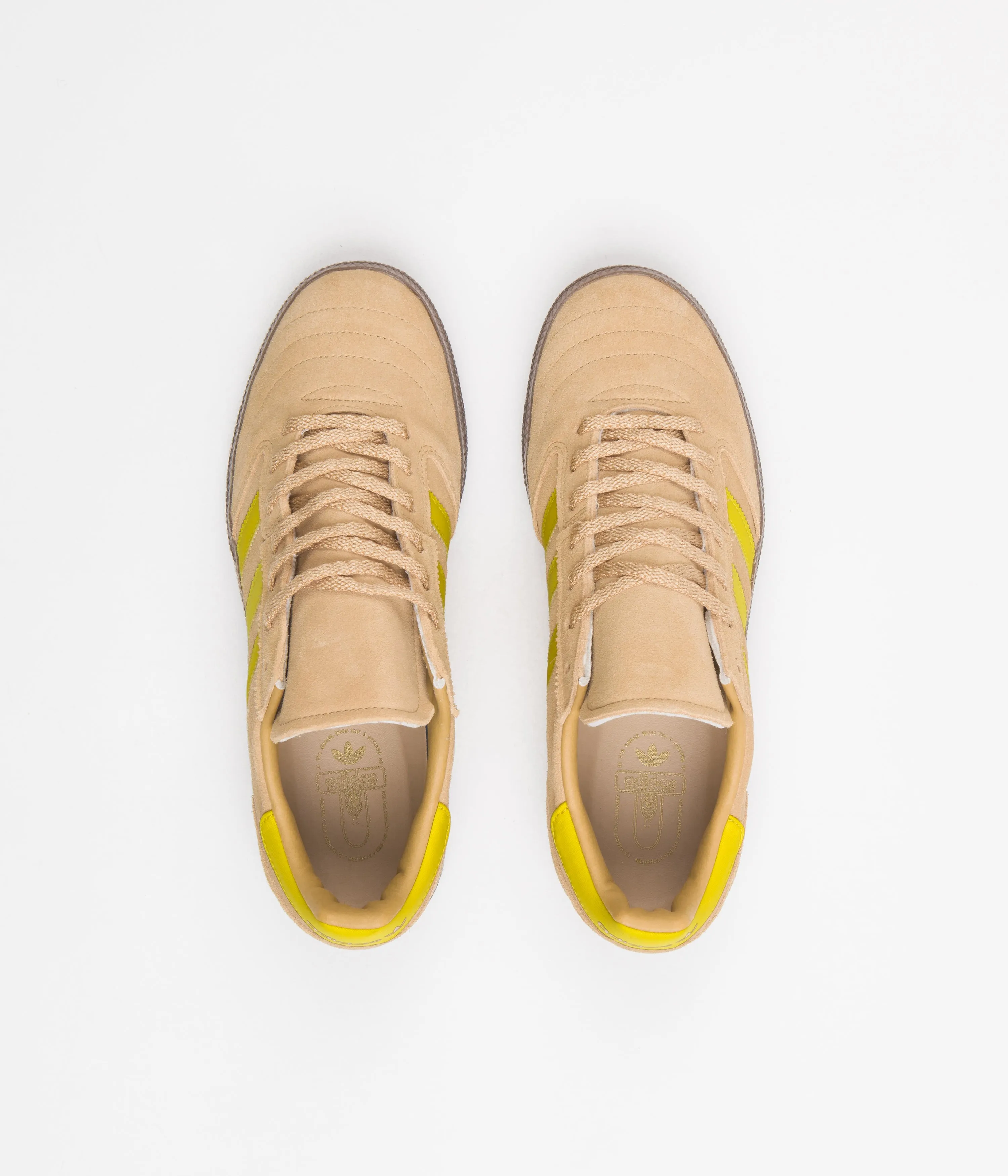 Adidas Busenitz Vintage Shoes - Golden Beige / Impact Yellow / Gum5