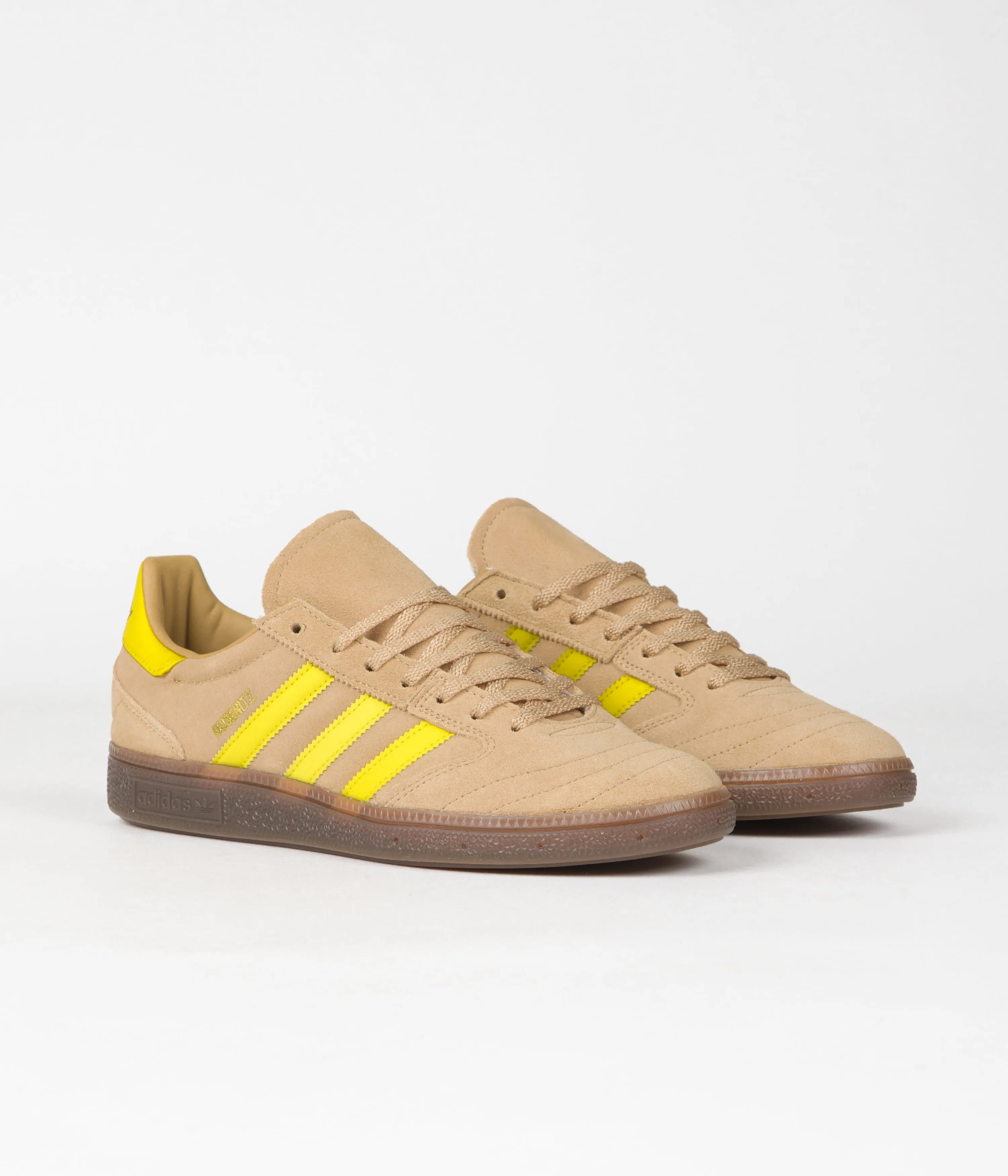 Adidas Busenitz Vintage Shoes - Golden Beige / Impact Yellow / Gum5