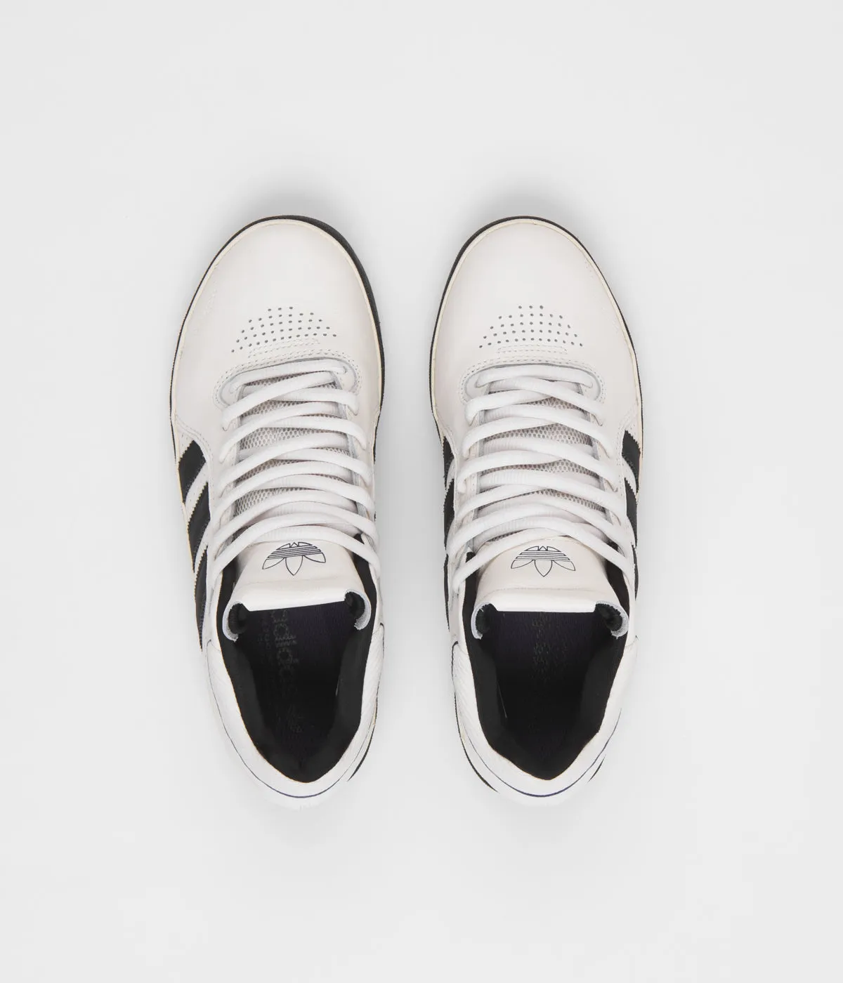Adidas Tyshawn Shoes - Cloud White / Core Black / Collegiate Purple
