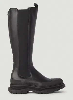 Alexander McQueen Tread Slick Knee-High Boots