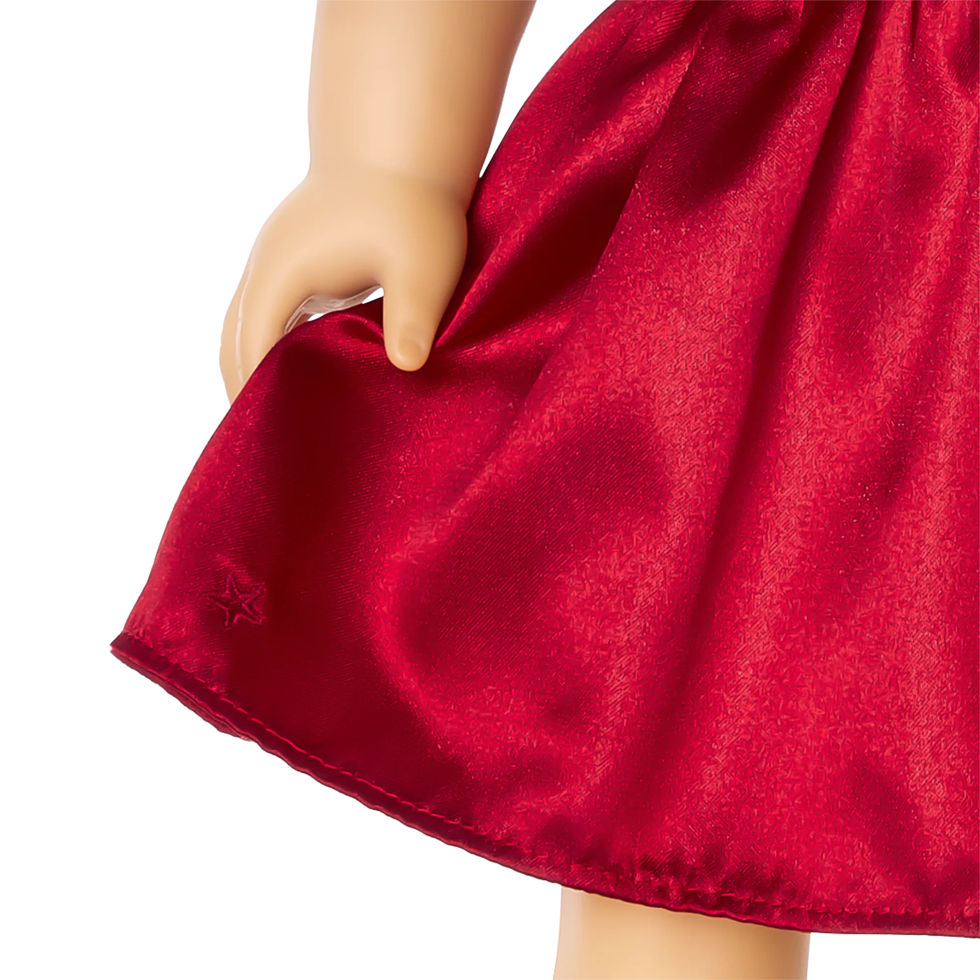 American Girl® x Janie and Jack Holly-Red Party Dress for 18-inch Dolls