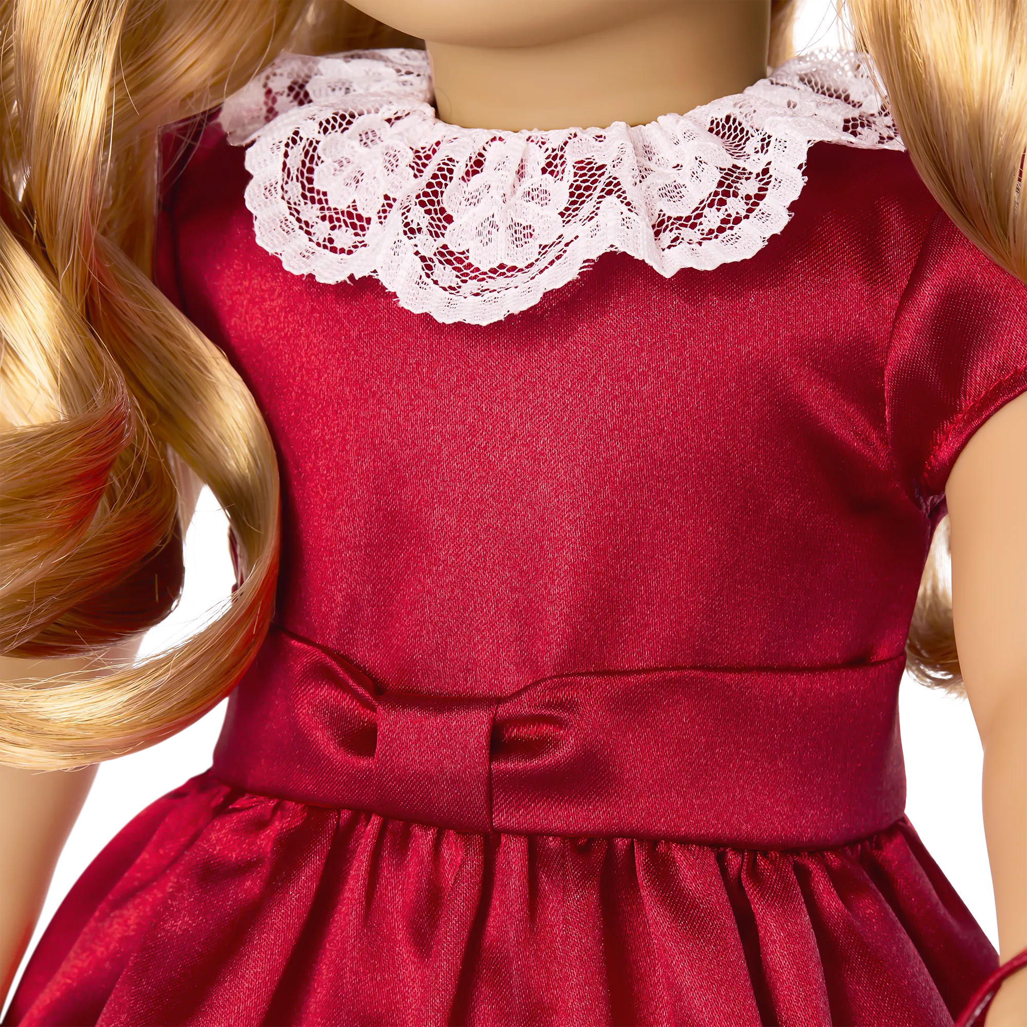 American Girl® x Janie and Jack Holly-Red Party Dress for 18-inch Dolls