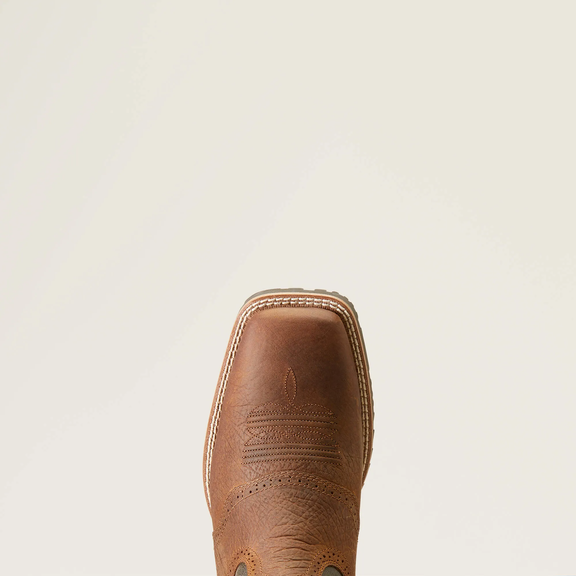 Ariat Men's Brown Hybrid Ranchway Broad Square Toe Western Boots