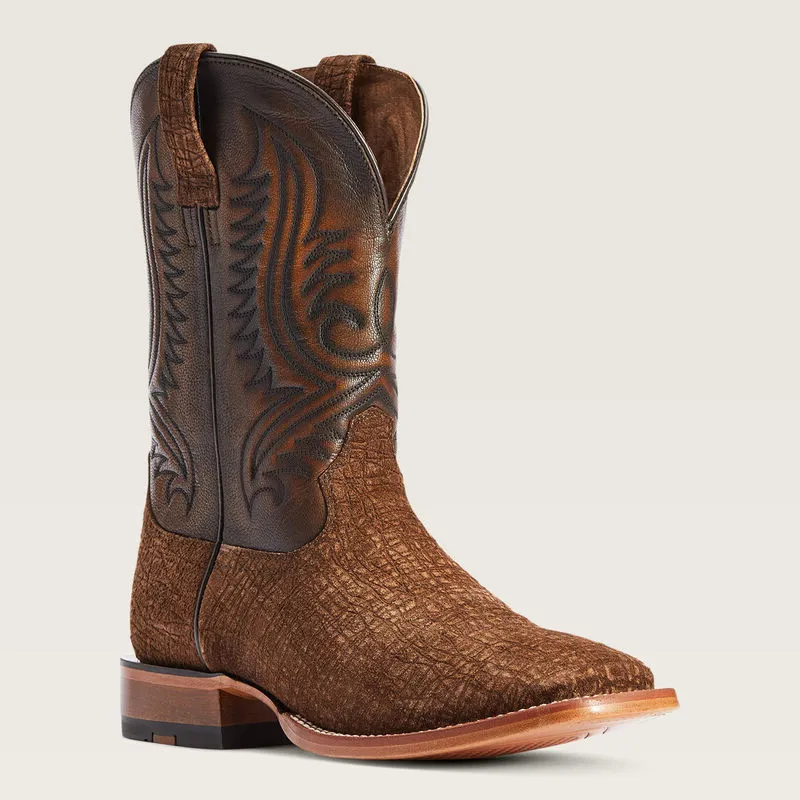 Ariat® Men's "Circuit Paxton" Western Boots - Antique Tan Hippo Print