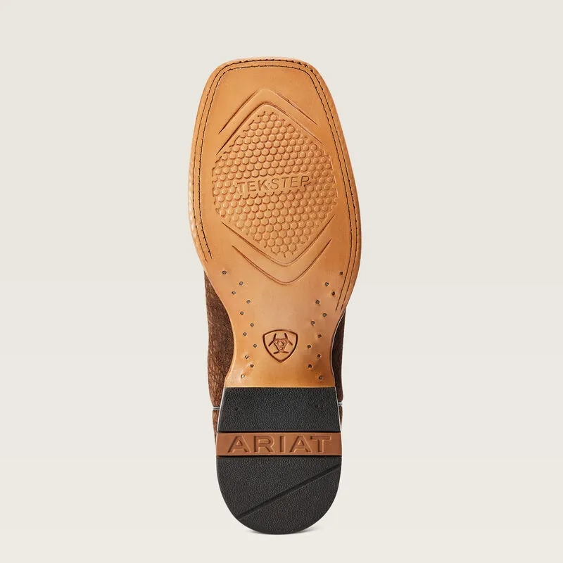 Ariat® Men's "Circuit Paxton" Western Boots - Antique Tan Hippo Print
