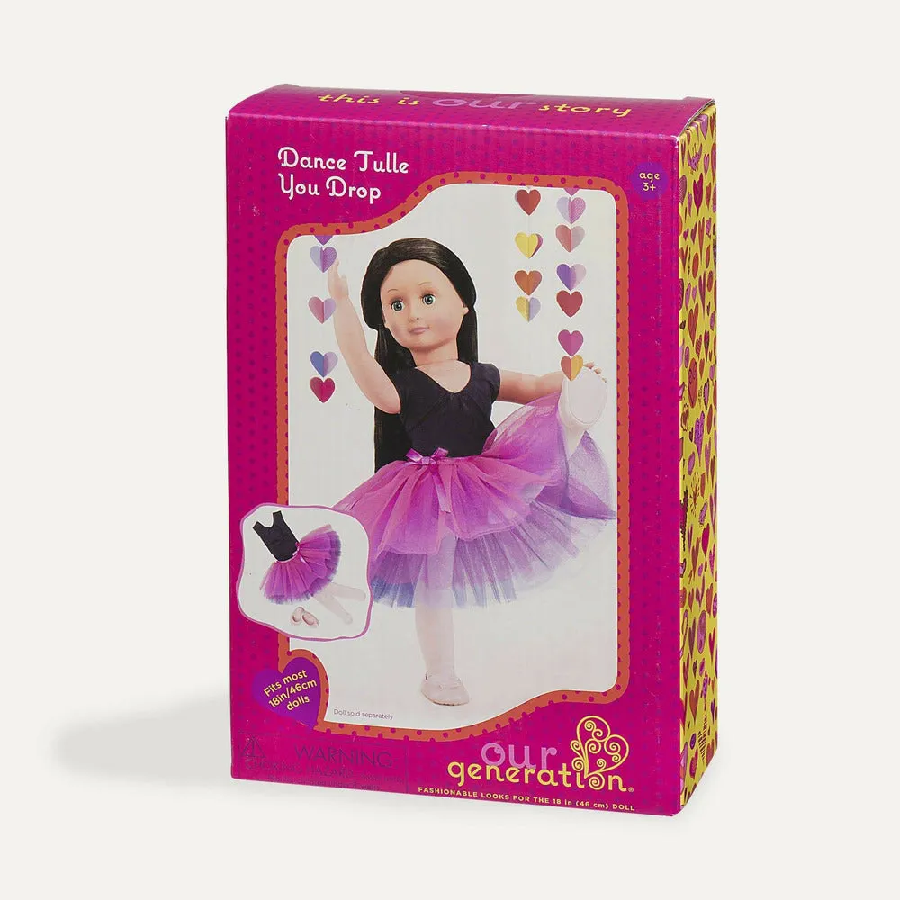 Ballet Outfit for 18" Dolls - Dance Tulle You Drop