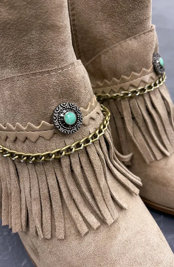 Boho Boots Taupe