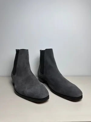 Boots Ankle Flats By Express In Grey, Size: 10