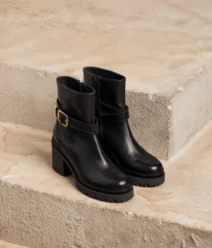 Boots crantées bride Babeth
