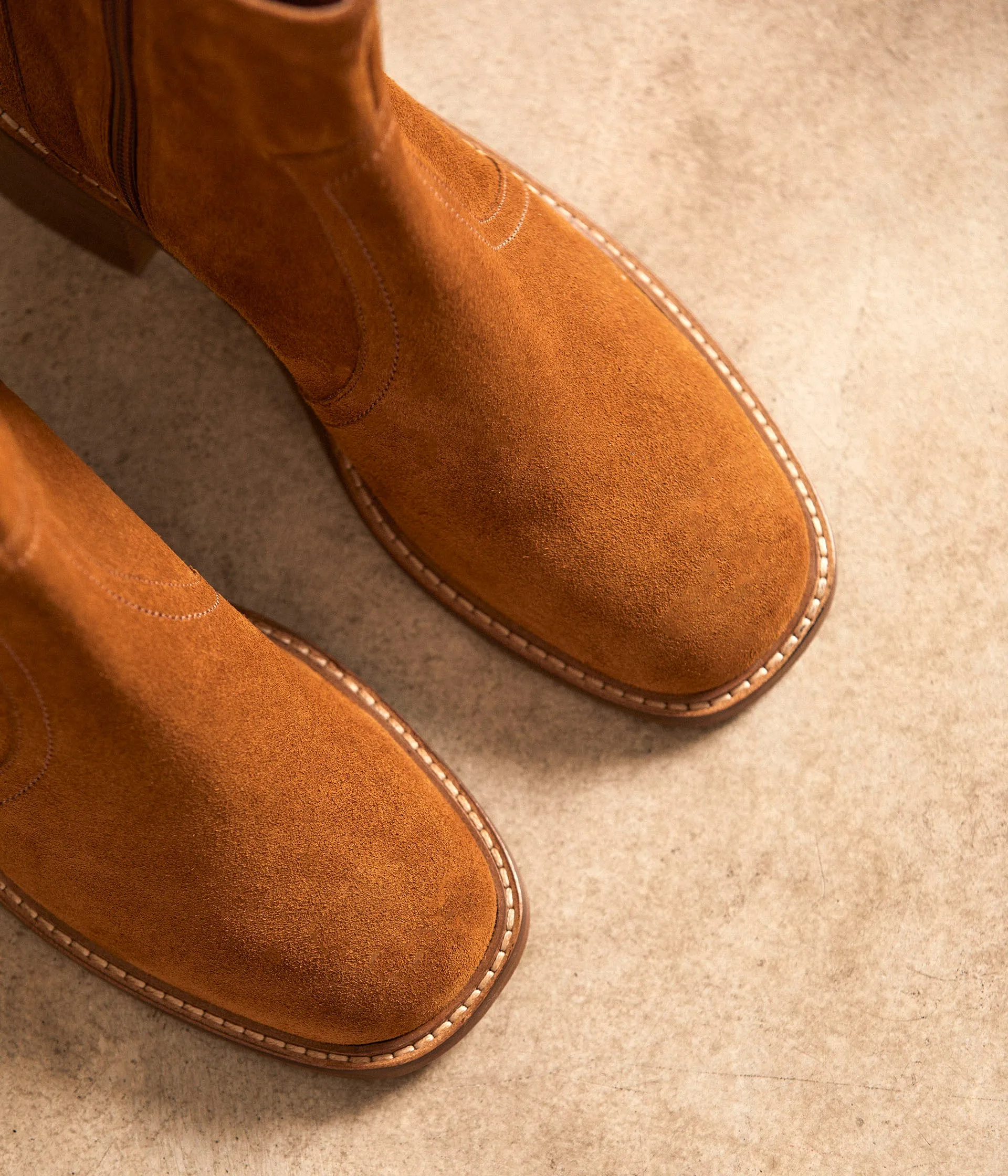 Boots velours Ann