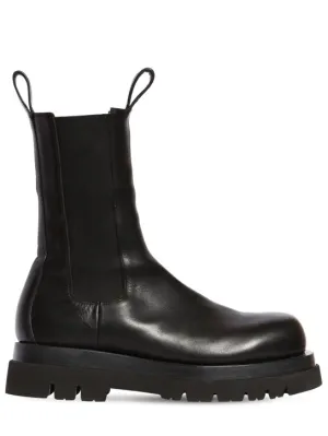 Bottega Veneta   Lug high leather Chelsea boots 