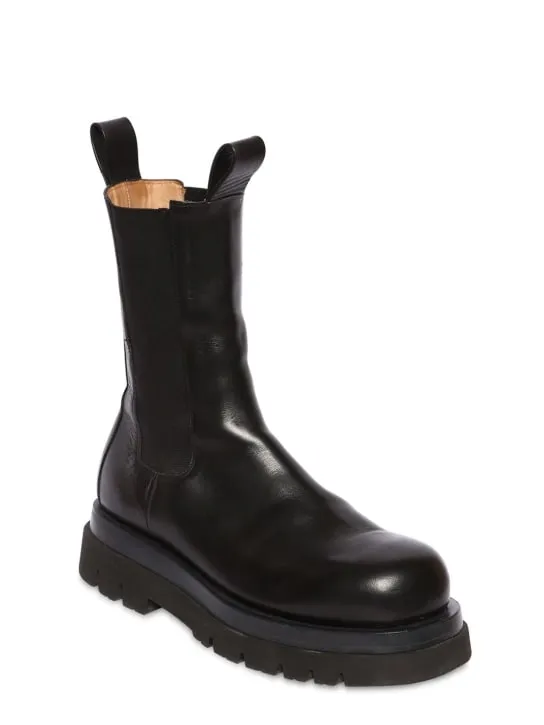 Bottega Veneta   Lug high leather Chelsea boots 