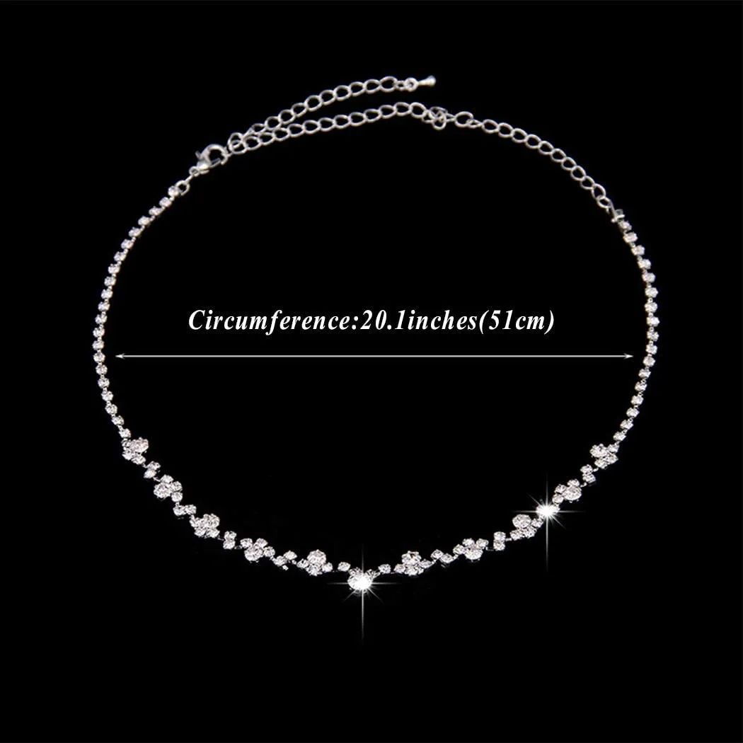Bridal Necklace Earrings Set