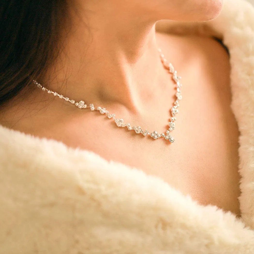 Bridal Necklace Earrings Set