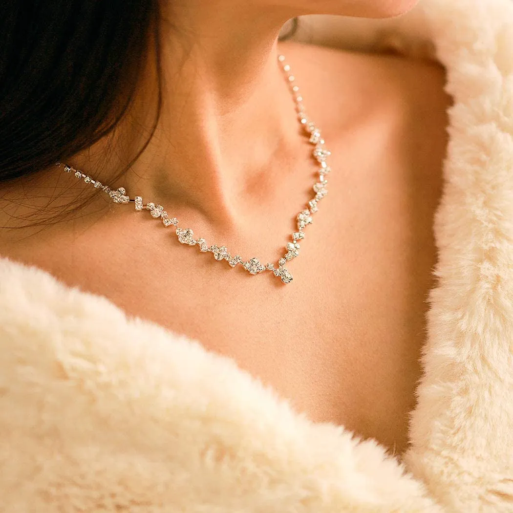 Bridal Necklace Earrings Set