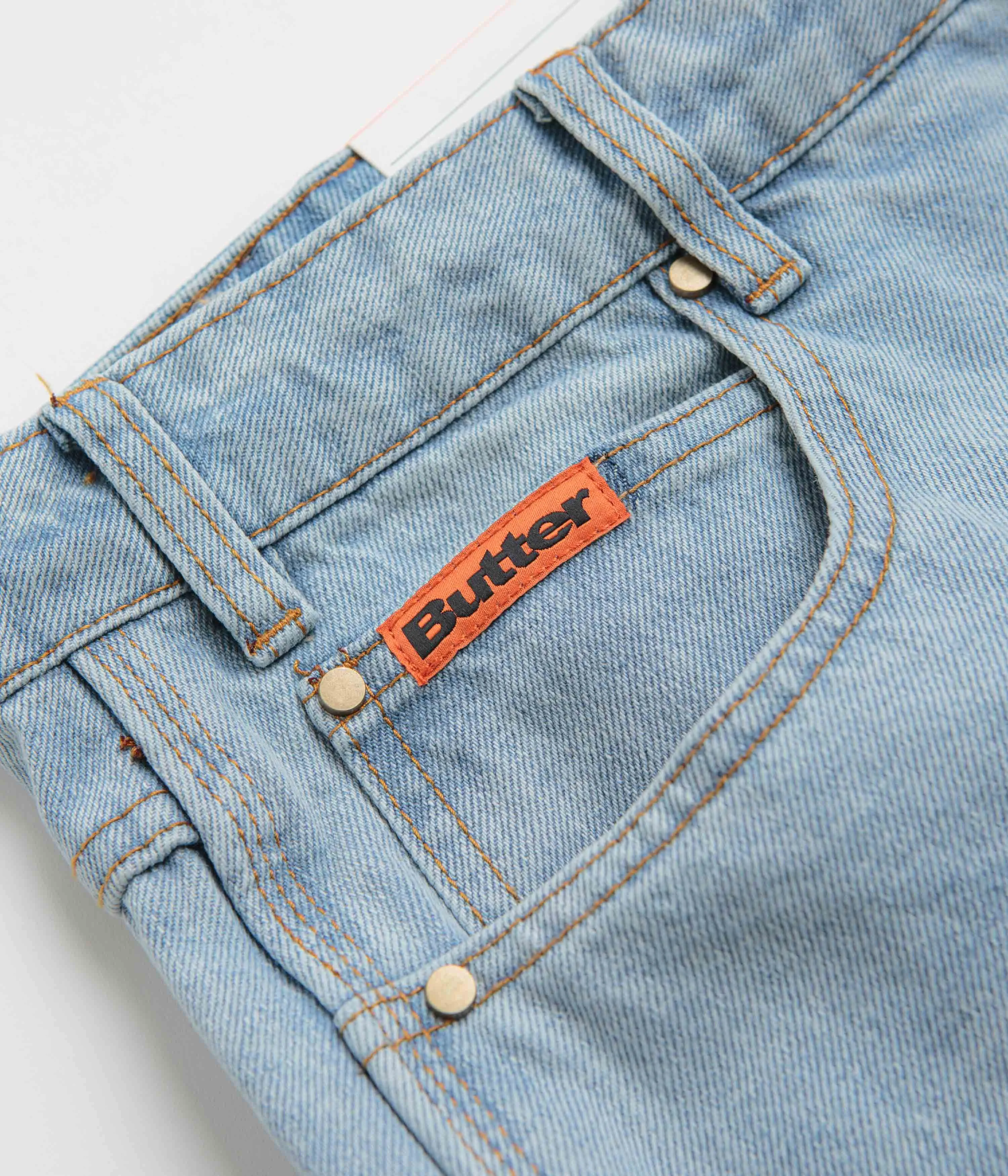 Butter Goods Baggy Denim Jeans - Light Blue
