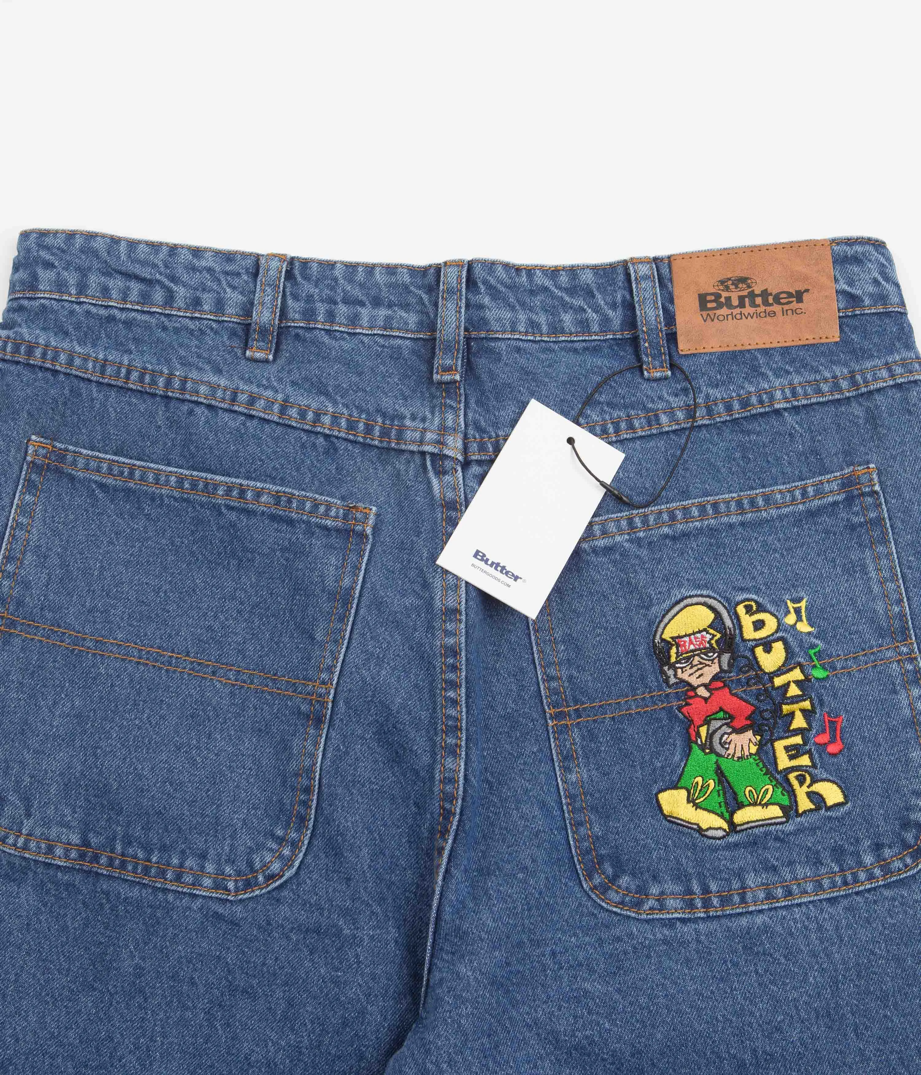 Butter Goods Bass Jeans - Washed Indigo