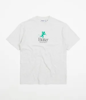 Butter Goods Pixie Logo T-Shirt - Ash Grey