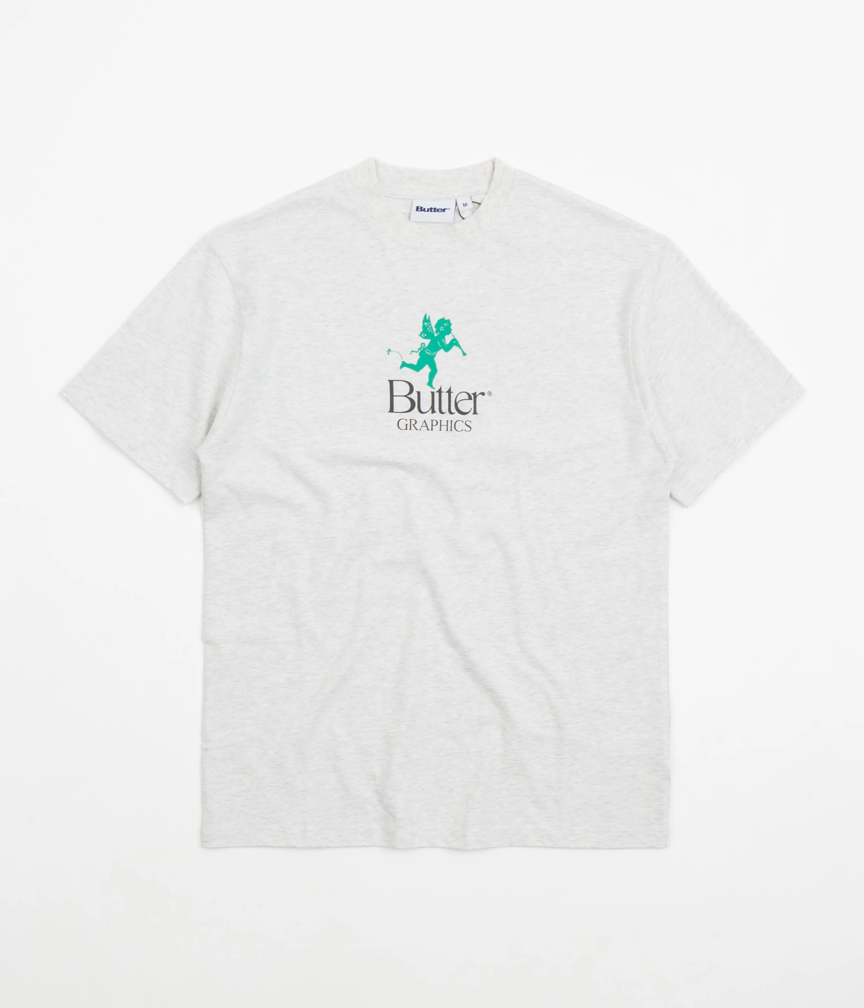 Butter Goods Pixie Logo T-Shirt - Ash Grey
