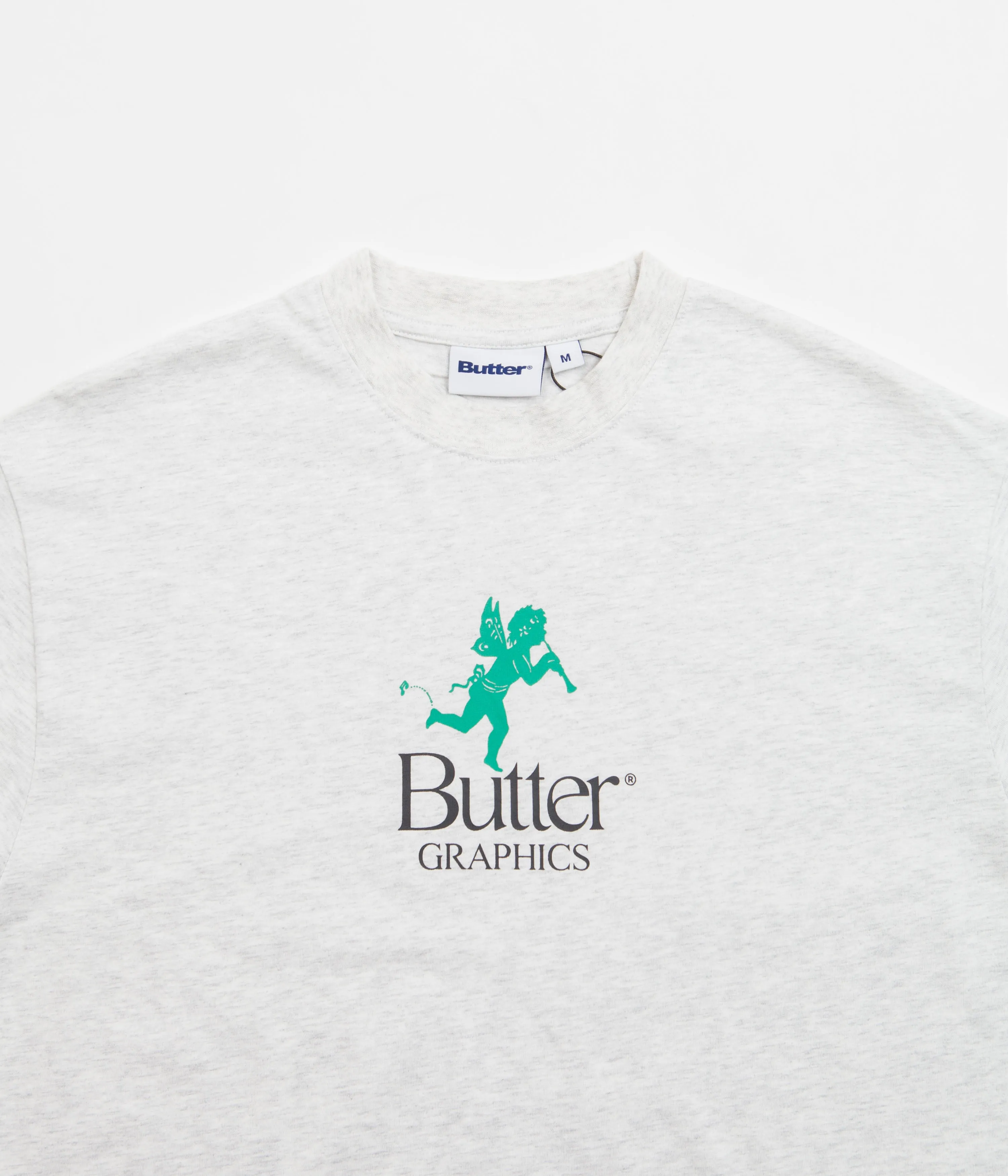 Butter Goods Pixie Logo T-Shirt - Ash Grey