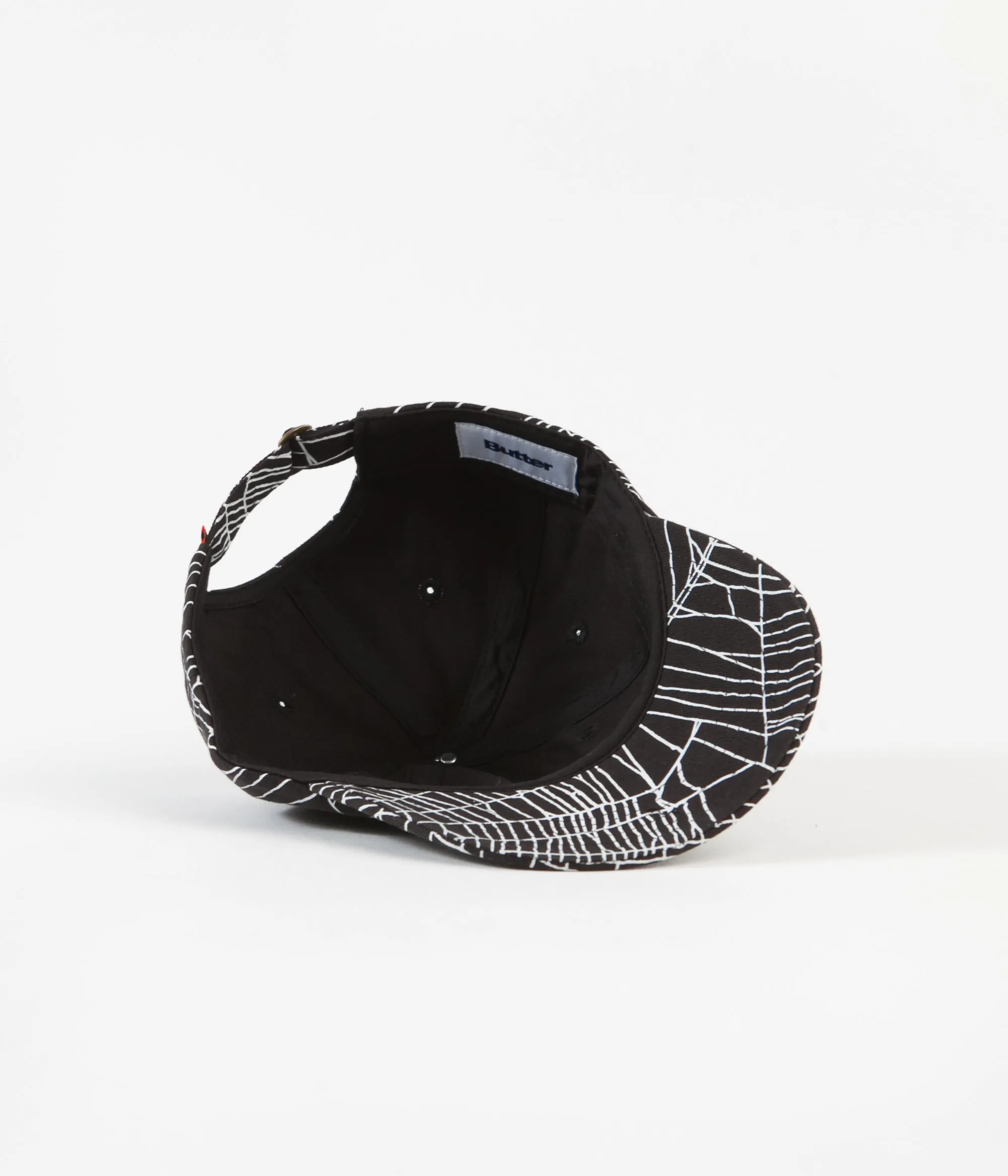 Butter Goods Web 6 Panel Cap - Black
