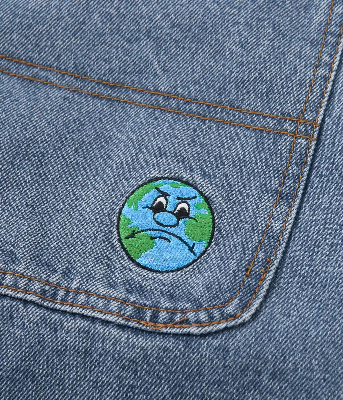 Butter Goods World Denim Pants - Light Blue