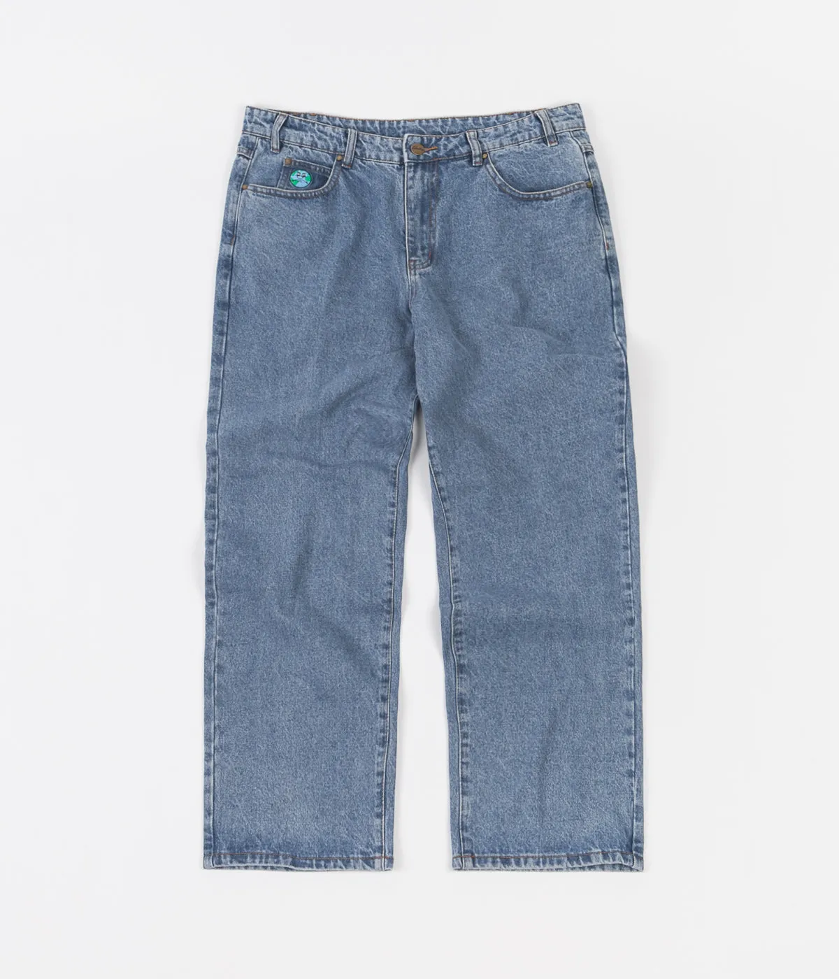 Butter Goods World Denim Pants - Light Blue