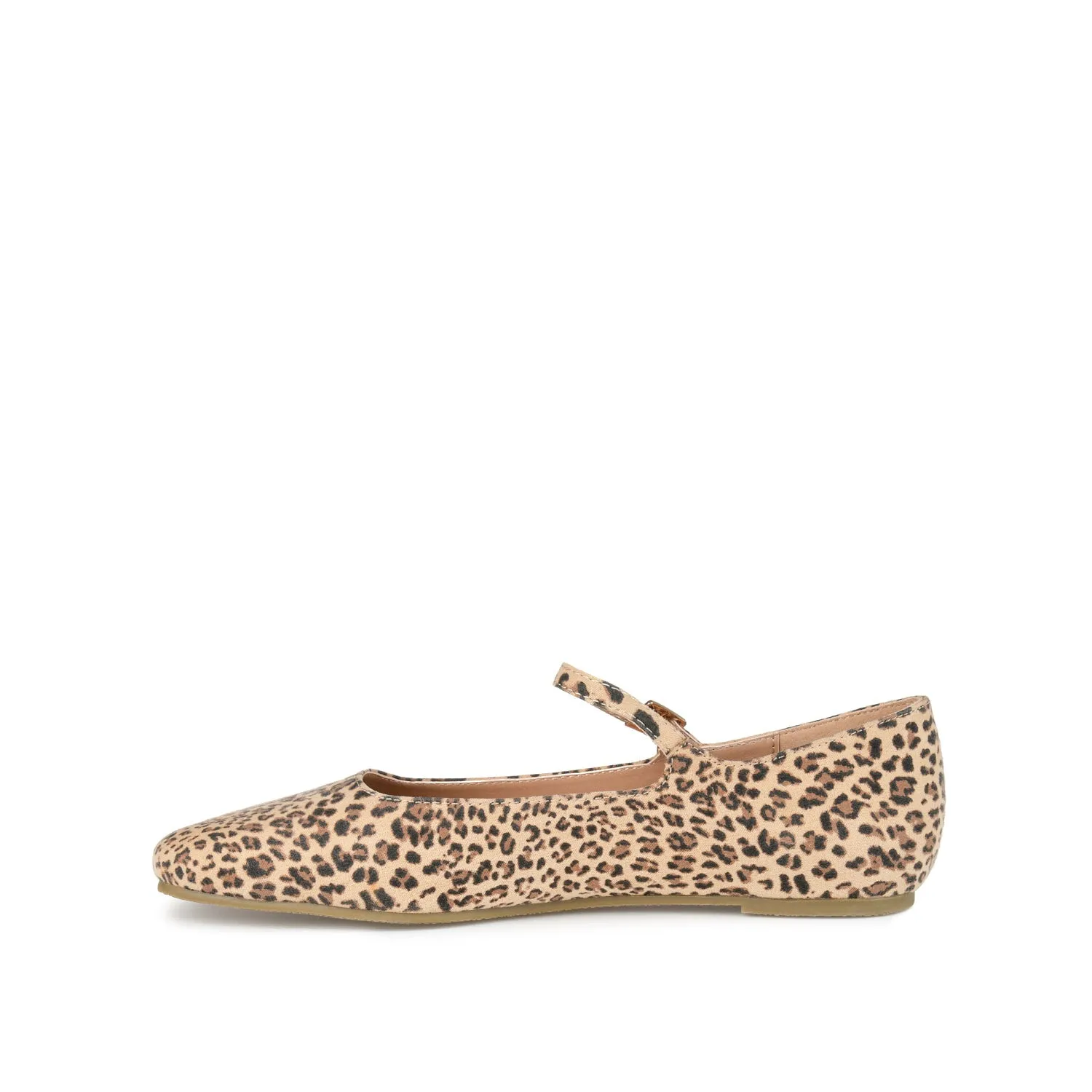 CARRIE FAUX SUEDE BALLET FLATS IN WIDE