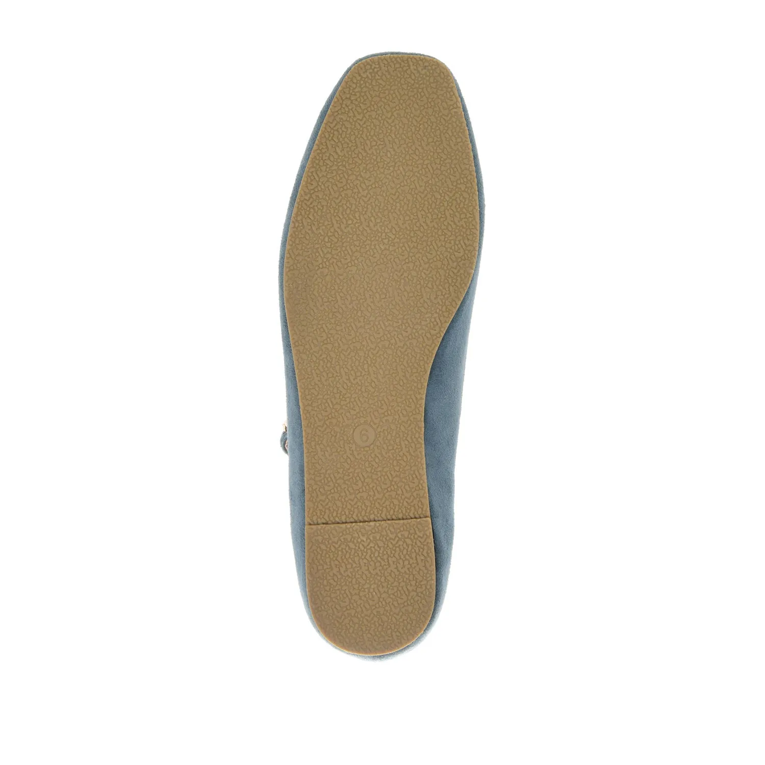 CARRIE FAUX SUEDE BALLET FLATS IN WIDE