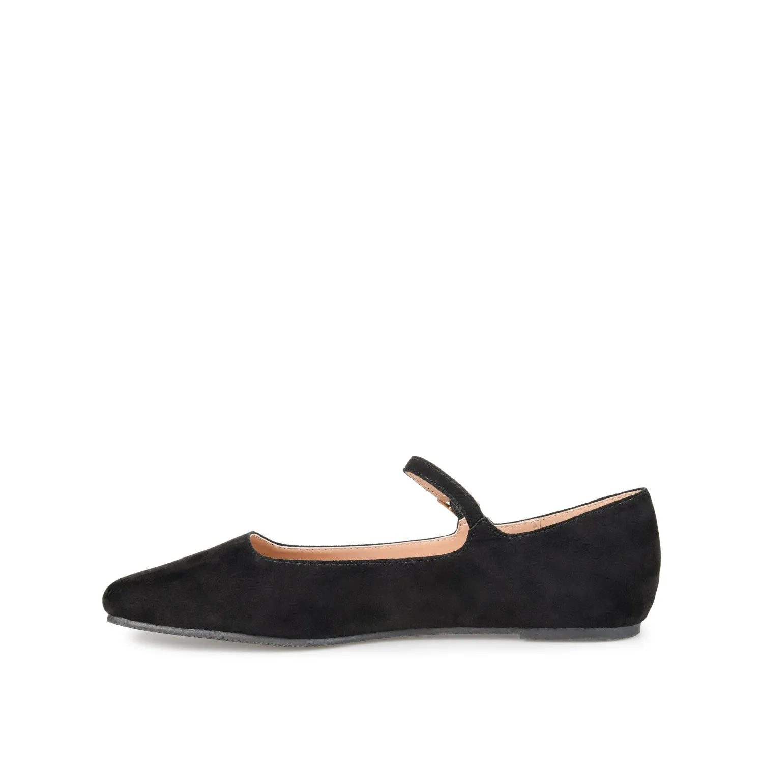 CARRIE FAUX SUEDE BALLET FLATS IN WIDE